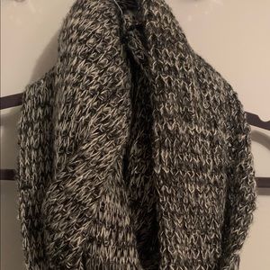 Grey infinity scarf
